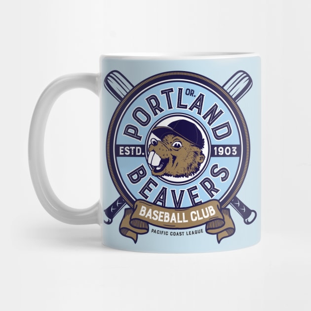 Portland Beavers by MindsparkCreative